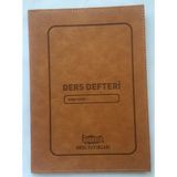10 Derslik Termo Deri Ciltli 30036 Ders Defteri 4'lü Paket - Taba