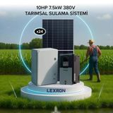 10 Hp 7.5 Kw 380V Hazır Tarımsal Sulama Sistemi Seti