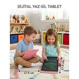 10 İnc Dijital Kalemli Çizim Yazı Tahtası Not Yazma Eğitim Tableti Writing Tablet Pembe