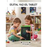 10 İnc Dijital Kalemli Çizim Yazı Tahtası Not Yazma Eğitim Tableti Writing Tablet Yeşil