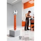 10 İnç Kurbağacık Anahtar - Chrome Vanadium Çelik, Ergonomik İzole Saplı Ayarlı Anahtar