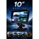 10'' Inç VGA Çıkışlı Kumandalı Tır Kamyon Otobüse Uygun Monitör