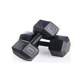 10 kg x 2 Adet 20 kg Dambıl Seti, Dumbell Set Dumbell 2X10 kg - Siyah