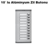 10 Lu Alüminyum Zil Butonu