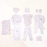 10 Lu Baby Swan %100 Pamuk Yenidoğan Hastane Çıkışı