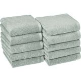 10 Lu El Yüz Otel Havlusu 50X85 cm Renkli 16/1 Avs 200 gr - Gri - 50 x 85 cm