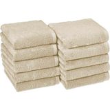 10 Lu El Yüz Otel Havlusu 50X85 cm Renkli 16/1 Avs 200 gr - Kahve - 50 x 85 cm