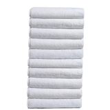 10 Lu El Yüz Otel Havlusu 50X90 Cm Beyaz 20/2 Ring 250 Gr