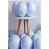 10 lu Mavi Makaron Balon 12 inç