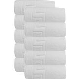 10 lu Otel Ayak Havlusu Bukle Ayak İzli 50x70 Cm Beyaz 20/2 Ring 250 Gr