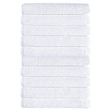 10 Lu Otel Banyo Havlusu Pamuklu 70X145 Cm Beyaz 16/1 Avs 440 Gr