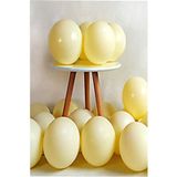 10 lu Sarı Makaron Balon