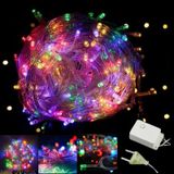 10 Metre 100 Led Rgb Işık Zinciri 8 Fonksiyonlu Dekoratif Led Lamba 10 Metre