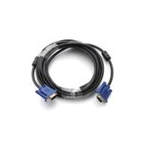 10 METRE 10m ÇİFT TARAFLI VGA KABLO LAPTOP BİLGİSAYAR KASA ARASI TV GÖRÜNTÜ KABLOSU FİLTRE
