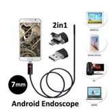 10 Metre 2 In 1 Micro Usb Yılan Endoskop Kamera Sert Kablolu (392947255)