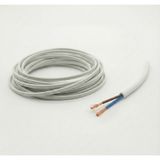 10 Metre 2x1.5 Cca Ttr Elektrik Uzatma Kablosu Çok Telli Beyaz 1