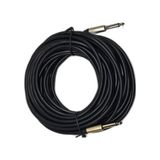 10 Metre 6.35 Mm To 6.35 Mm Ses Kablosu - Çivi Jak Enstrüman Ve Amfi Bağlantı Kablosu - Stereo Jak