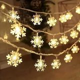 10 Metre 60 Led Kar Tanesi Işık Zinciri 4 Cm Büyük Kristal Taneli Gün Işığı Yılbaşı Ve Dekorasyon İçin Muhteşem Ambiyans