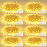 10 Metre 80 Ledli LED Işık Günışığı Dekor Lambası Yılbaşı Ağacı Organizasyon Özel Gün Doğum Günü Parti (8) - 0,5 W - Altın