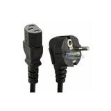 10 Metre C13 Power Kablosu Güç Kablosu 3x1mm C 13 Pc Tv Projeksiy (Siyah)