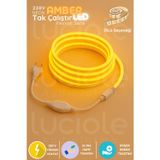 10 Metre FlexVolt 220V Amber Neon LED Şerit Işık – Tak Çalıştır Fişli Sıcak Turuncu Işık Çözümü