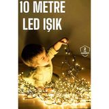 10 Metre Gün Işığı Şerit LED Işık Perde Işığı Midastech - Çok Renkli