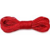 10 Metre Kırmızı Naylon İp 3 mm, Çok Amaçlı Dayanıklı Çamaşır İpi, Kamp Bahçe Balkon Hamak ve Taşıma Sabitleme İpi, Dayanıklı Çamaşır İpi Kalın, Asma İpi Güçlü Halat İp, Sağlam İp, Kaliteli