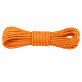 10 Metre Naylon Çamaşır İpi, 3 mm Kalınlık, Dayanıklı Plastik Halat, UV ve Suya Dayanıklı, Çamaşır Kurutma, Paket Bağlama, Bahçe, Kamp ve Çok Amaçlı Kullanım (Turuncu)