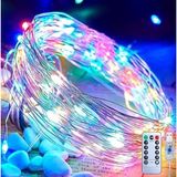 10 Metre RENKLİ 50LED Işıklar Peri Işıkları 8 MOD RGB Işıkları USB Çok Renkli Işık Peri Dize Işıkları Tel Fonksiyonlu Süsleme İnce Telli Aydınlatmalı Şerit Led Yılbaşı Işık Yılbaşı Süsü