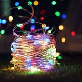10 Metre Renkli Pilli Led Işık 10 Metre Renkli Led Işık Noel Ağacı Işığı Pilli Yılbaşı Ağacı Işığı Renkli