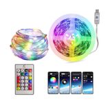 10 Metre RGB Şerit Led - Kumanda ve Mobil Aplikasyon Kontrol- Su Geçirmez / Sese Duyarlı