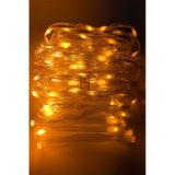 10 Metre Sarı Amber Peri Led Işık Ip64 Dış Mekan Jack Eklemeli Dekoratif Led Işık Yılbaşı Süsü Sarı