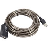 10 Metre Sinyal Güçlendiricili Yeni Çipli Aktif USB 2.0 Uzatma Kablosu