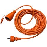 10 Metre Uzatma Kablosu | 3x1.5mm² IP44 Su Geçirmez Seyyar Priz | Bahçe, Inşaat, Dış Mekan Ku - Beyaz