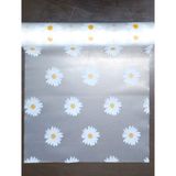 10 Metre x 45 cm Buz Dolabı Desenli Şeffaf Dolap Içi, Çekmece Raf Örtüsü Kaydırmaz - Beyaz - Sarı - 45 CM X 1000