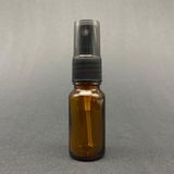 10 Ml Amber Cam Şişe Siyah Spreyli , 10Cc Kahverengi Spreyli Boş Şişe x 6 Adet