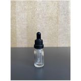 10 Ml Şeffaf Cam Şişe Damlalıklı 24 Adet