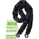 10 mm 2.5 Metre Kesilmez Motorsiklet Zincir Kilit Motor Kilidi Motorsiklet Kilidi