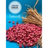 10 mm Ahşap Boncuk (50 gr 130 Adet)Geniş Delik Çapı 4 mm Makrome Çanta Bileklik Takı Renkli - Pembe