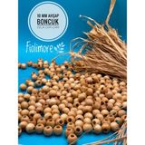10 mm Ahşap Boncuk (50 gr 130 Adet)Geniş Delik Çapı 4 mm Makrome Çanta Bileklik Takı Renkli
