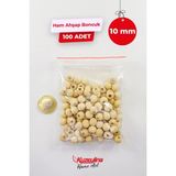 10 mm Ahşap Ham Boncuk - 100 Adet