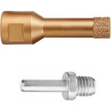 10 mm Granit Mermer Seramik Delme Panç Spiral ve Matkap Için Aparatlı M14 10 Mmgranittr - Altın