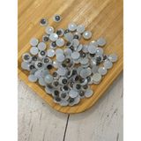 10 mm Oynar Göz Siyah 50 Çift