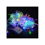 10 mt SL-1013 Fişli 100 LED Rgb Renkli Işıklı Ultra Güçlü Yılbaşı Ağaç Işık 8 Fonksiyonlu Dekoratif