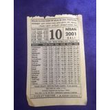 10 Nisan 2001 Takvim Yaprağı - Nostalji Koleksiyonluk Takvim Yaprağı B