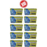 10 Paket (10X1000) Büyük Staples Zımba Teli No:24/6 (Beyaz Renkli) - 1000 Adet - Beyaz - Ten Rengi