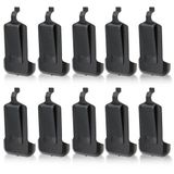 10 paket orijinal Walkie Talkie kemer klipsi ile uyumlu iki yönlü telsiz WLN KD-C1 Retevis RT22 Zast