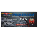 10 Paket Prolektro P(pp)siyah Dar Plastik Elektrot -kaynak Çubuğu