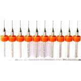 10 Parça 0.40 mm Matkap Ucu Karbür Delme Mikro - Altın