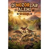 10 Parça Gerçekçi Dinozorlar Alemi Figür Oyuncak Seti - Aksesuarlı Poşetli Dinazor Seti